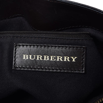 Burberry Haymarket Check Medium Golderton Tote Chocolate 6 of 8