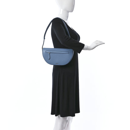 Burberry Calfskin Small Olympia Shoulder Bag Blue 2 of 14