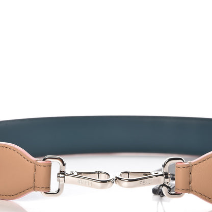 Fendi Vitello Dolce Plexiglass Bi-Color Studded Strap You Cuoio Oceano Multicolor 4 of 4