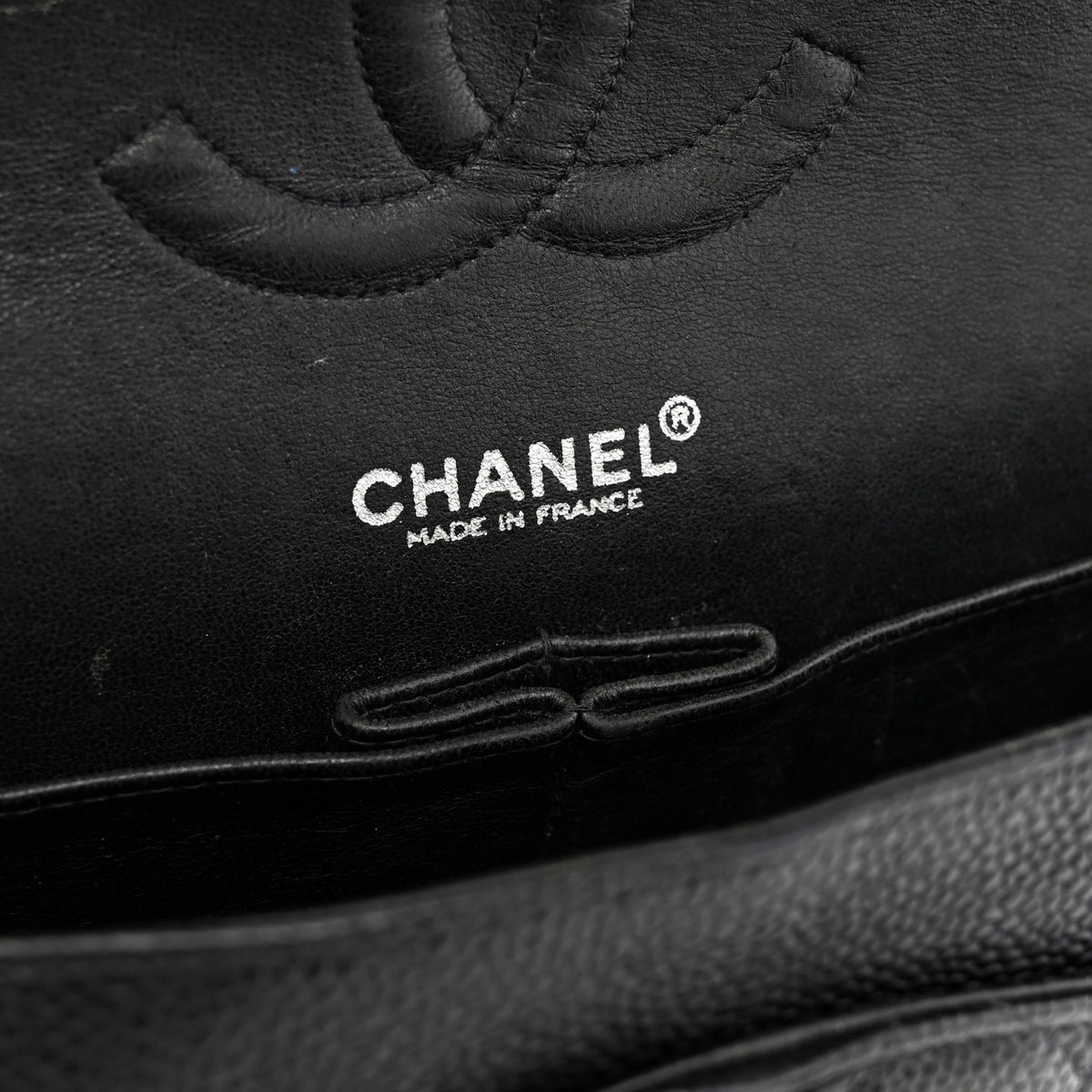 Chanel Caviar Quilted Medium Double Flap Black 6 of 13