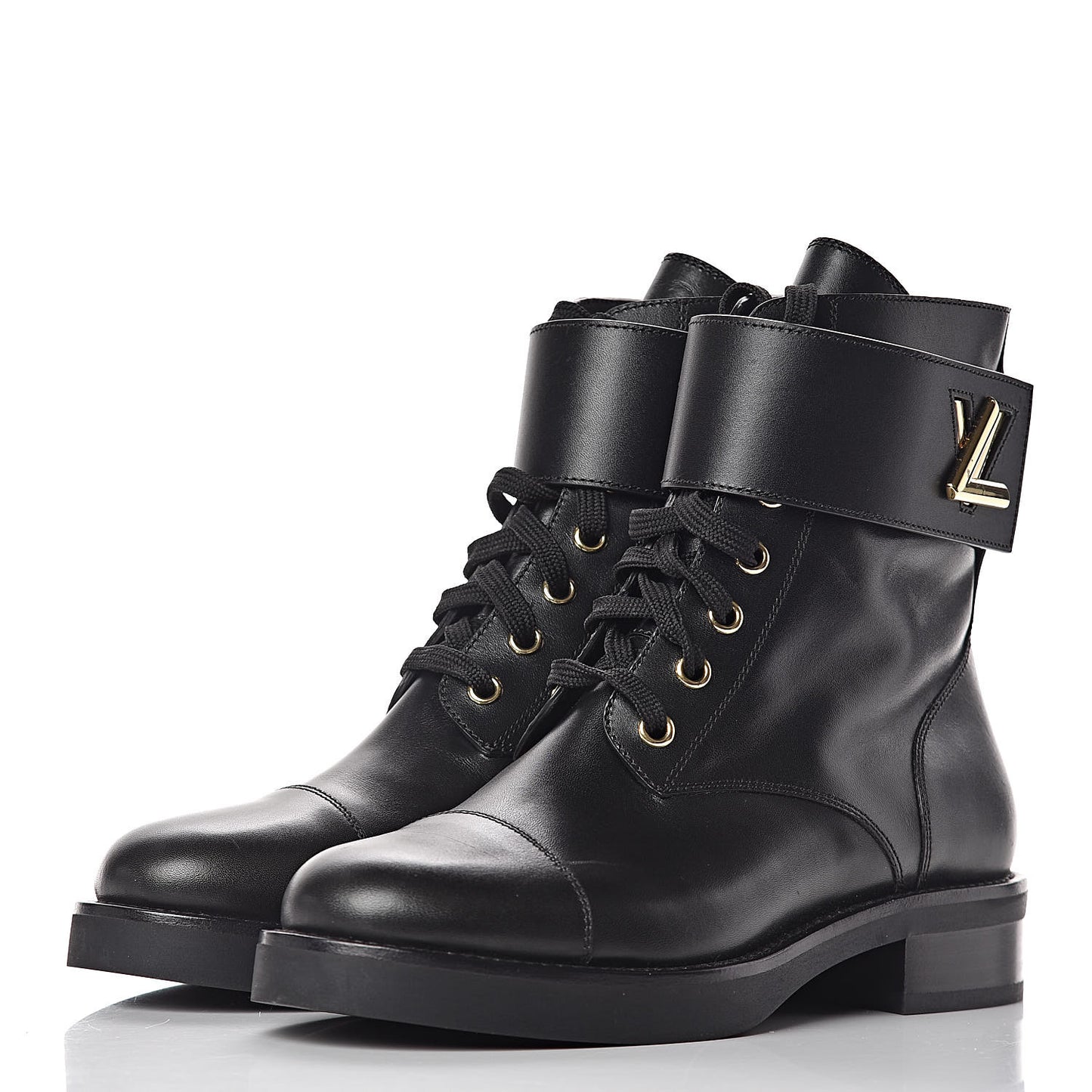 Calfskin Wonderland Ranger Boots 36 Black