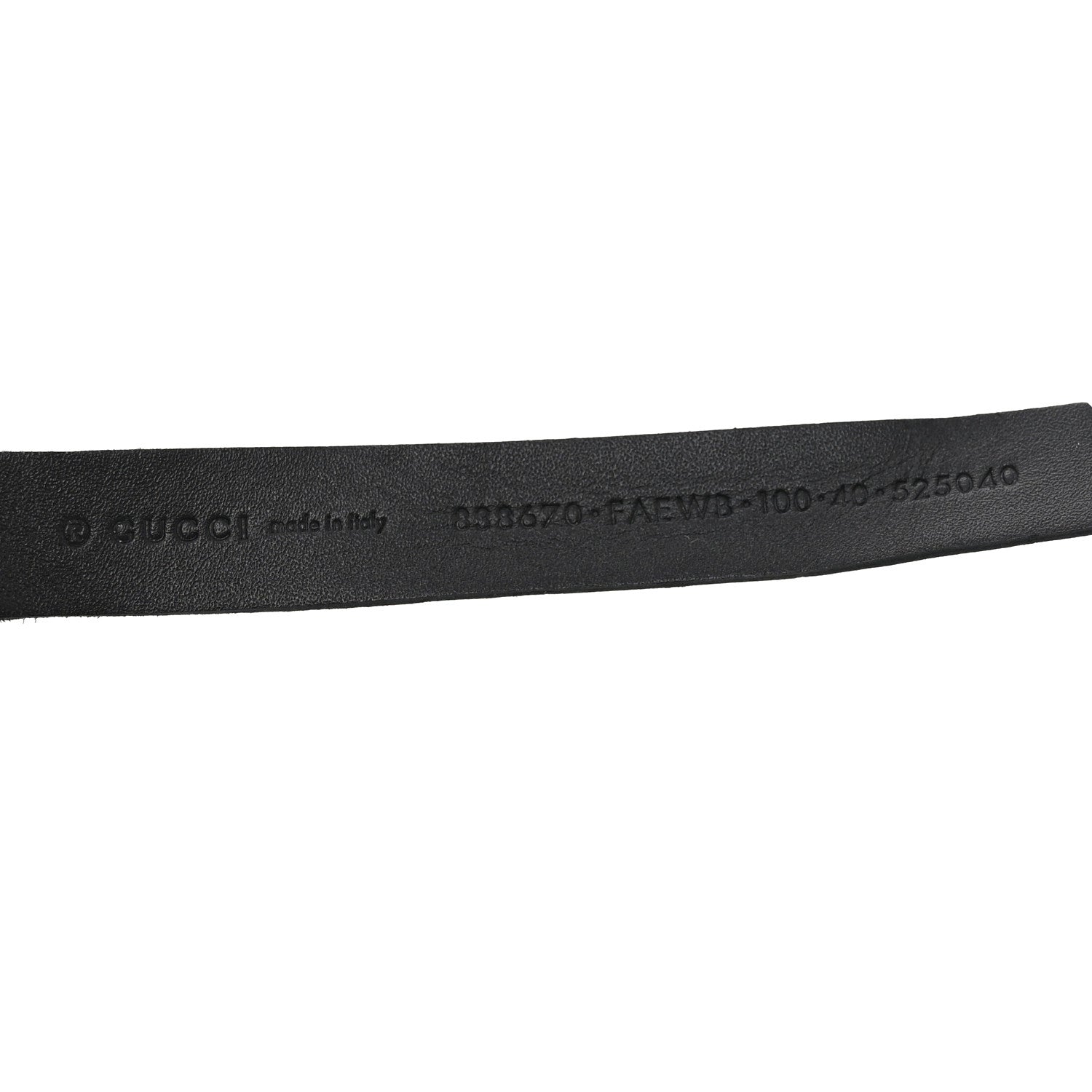 Gucci Econyl Nylon Monogram Lift Belt Logo Buckle 100 40 Belt Black 3 of 3