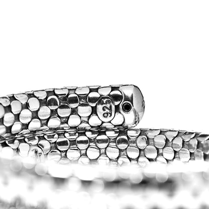 John Hardy Sterling Silver Dot Double Coil Bracelet 4 of 6