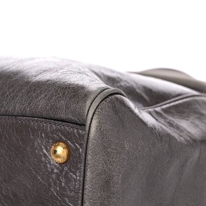 Prada Glace Calf Front Pocket Tote Astrale 11 of 33