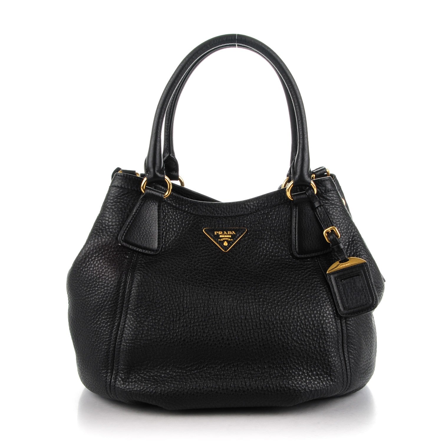 Prada Vitello Daino Shoulder Bag Nero Black 1 of 8