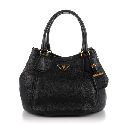 Prada Vitello Daino Shoulder Bag Nero Black 1 of 8
