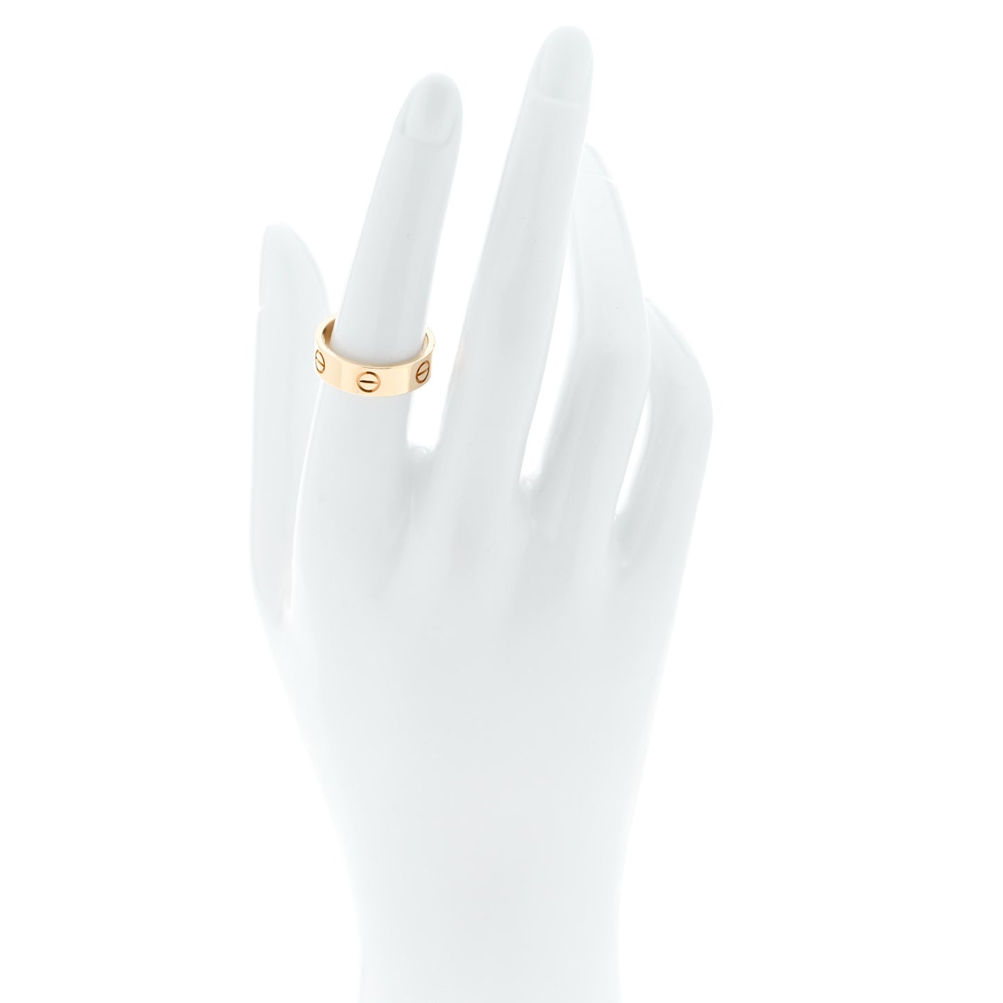 18K Yellow Gold 5.5mm LOVE Ring 54 7