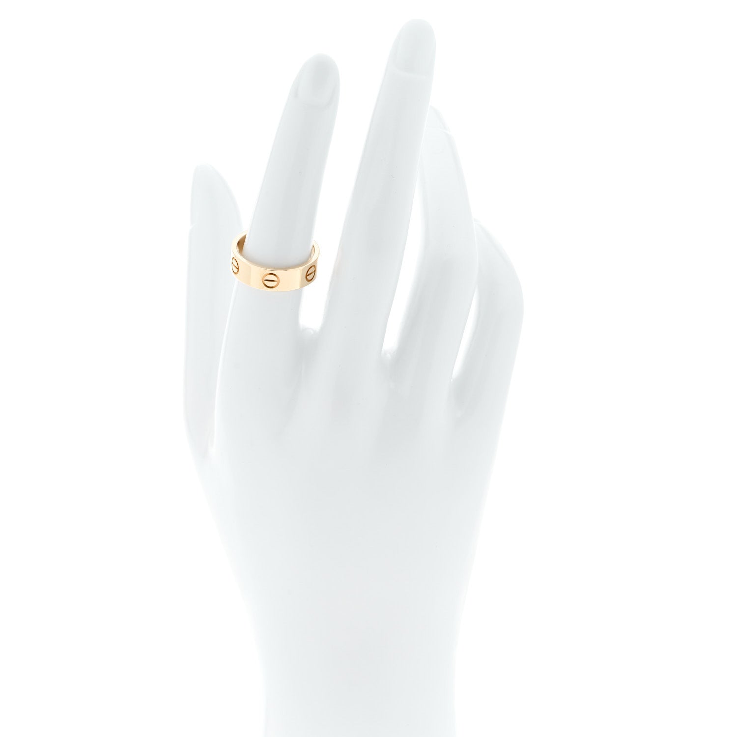 Cartier 18K Yellow Gold 5.5mm LOVE Ring 54 7 2 of 5