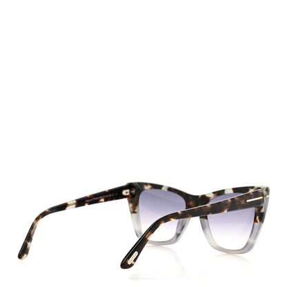 Tom Ford Acetate Poppy-02 Sunglasses TF845 Tortoise Grey 4 of 7