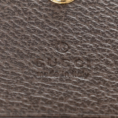 Gucci GG Supreme Monogram Web Ophidia Card Case Beige New Acero 6 of 6