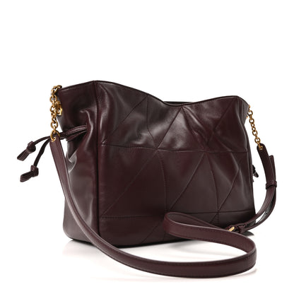 Saint Laurent Lambskin Matelasse Monogram Medium Jamie Shoulder Pouch Bag Rouge Cabernet 3 of 10