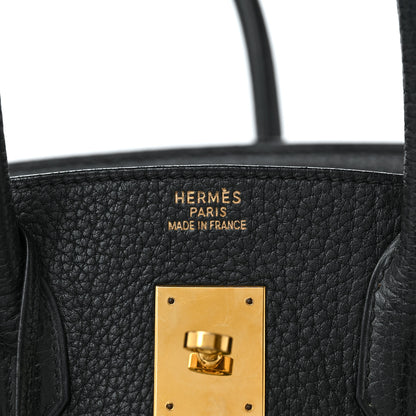 Hermes Fjord Birkin 35 Black 6 of 16