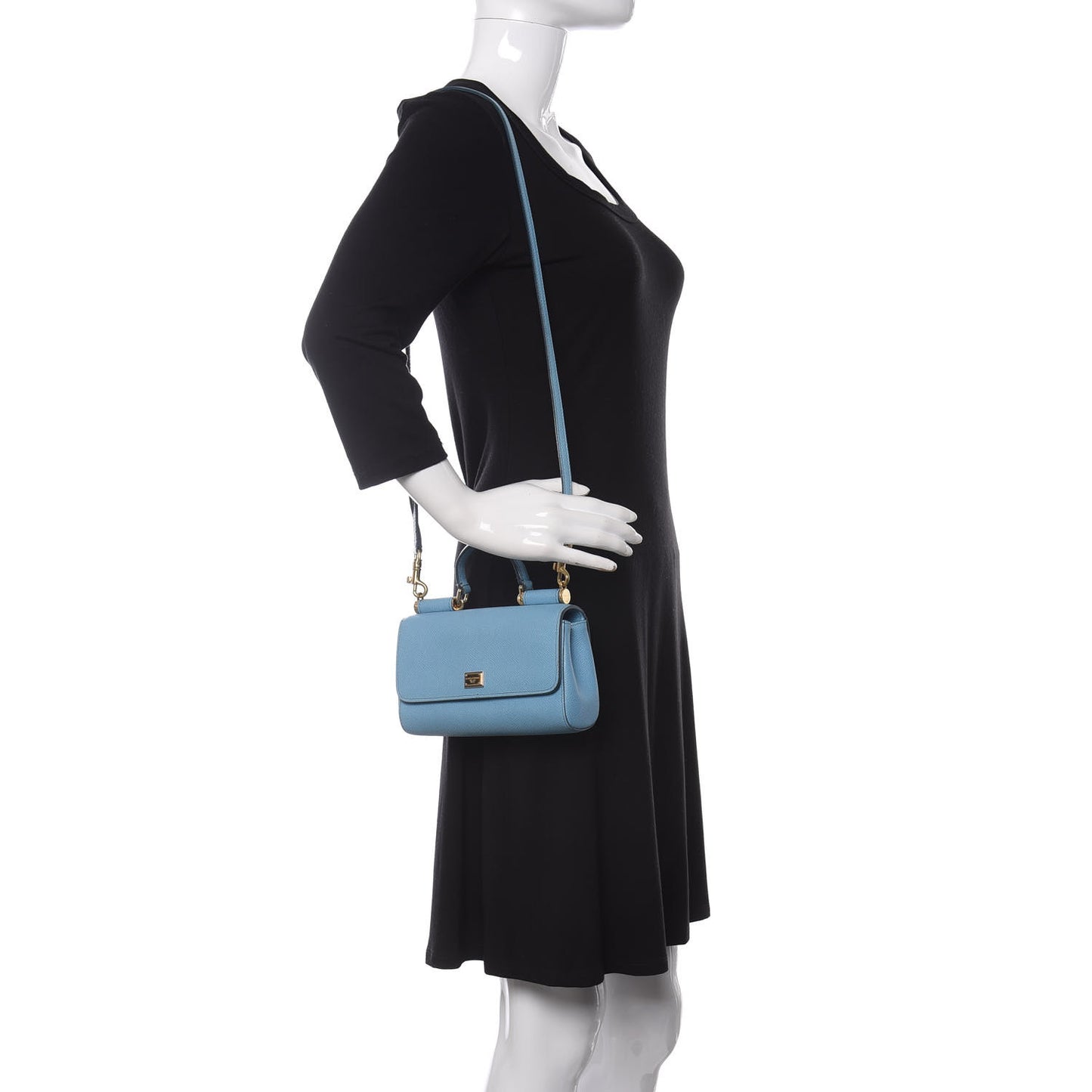 Dauphine Mini Miss Sicily Satchel Blue