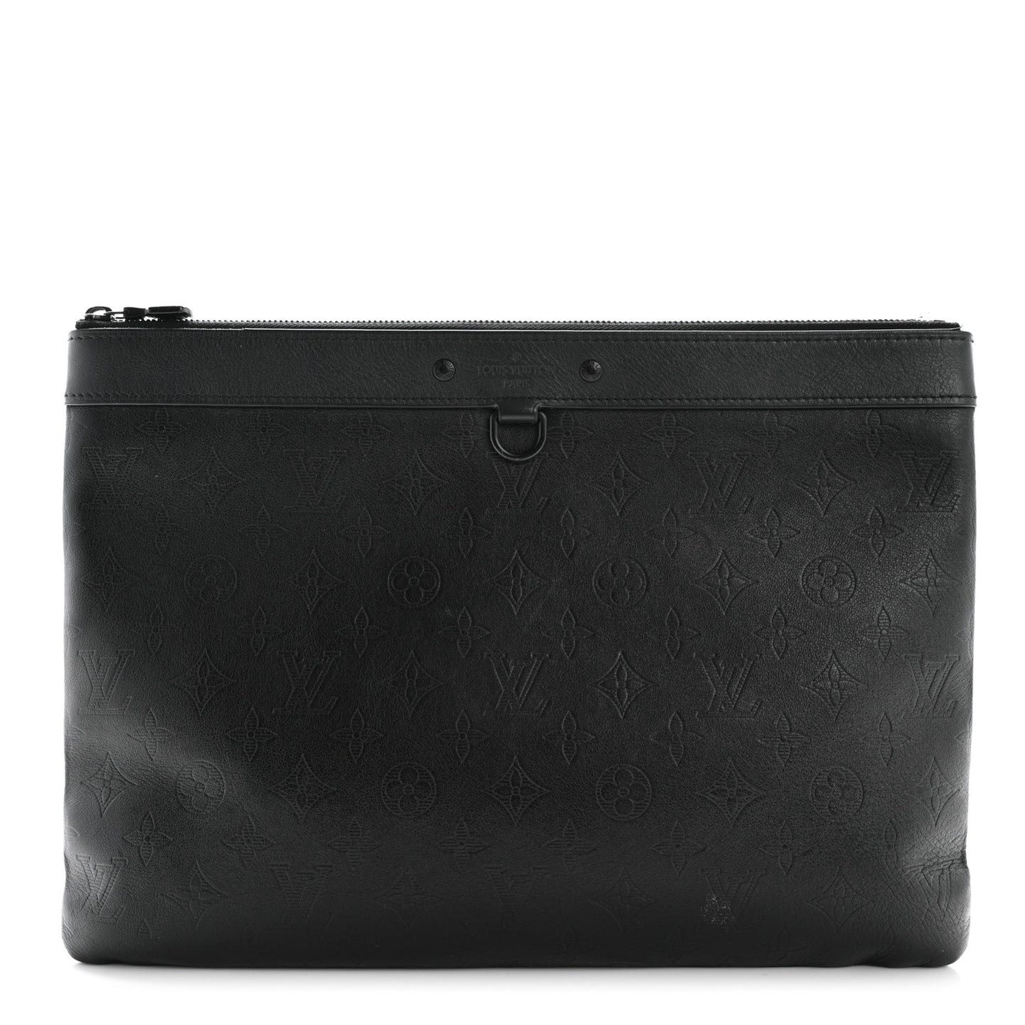Calfskin Monogram Shadow Discovery Pochette Black