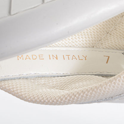 Louis Vuitton Mens Perforated Logo Thong Sandal 7 White 6 of 7