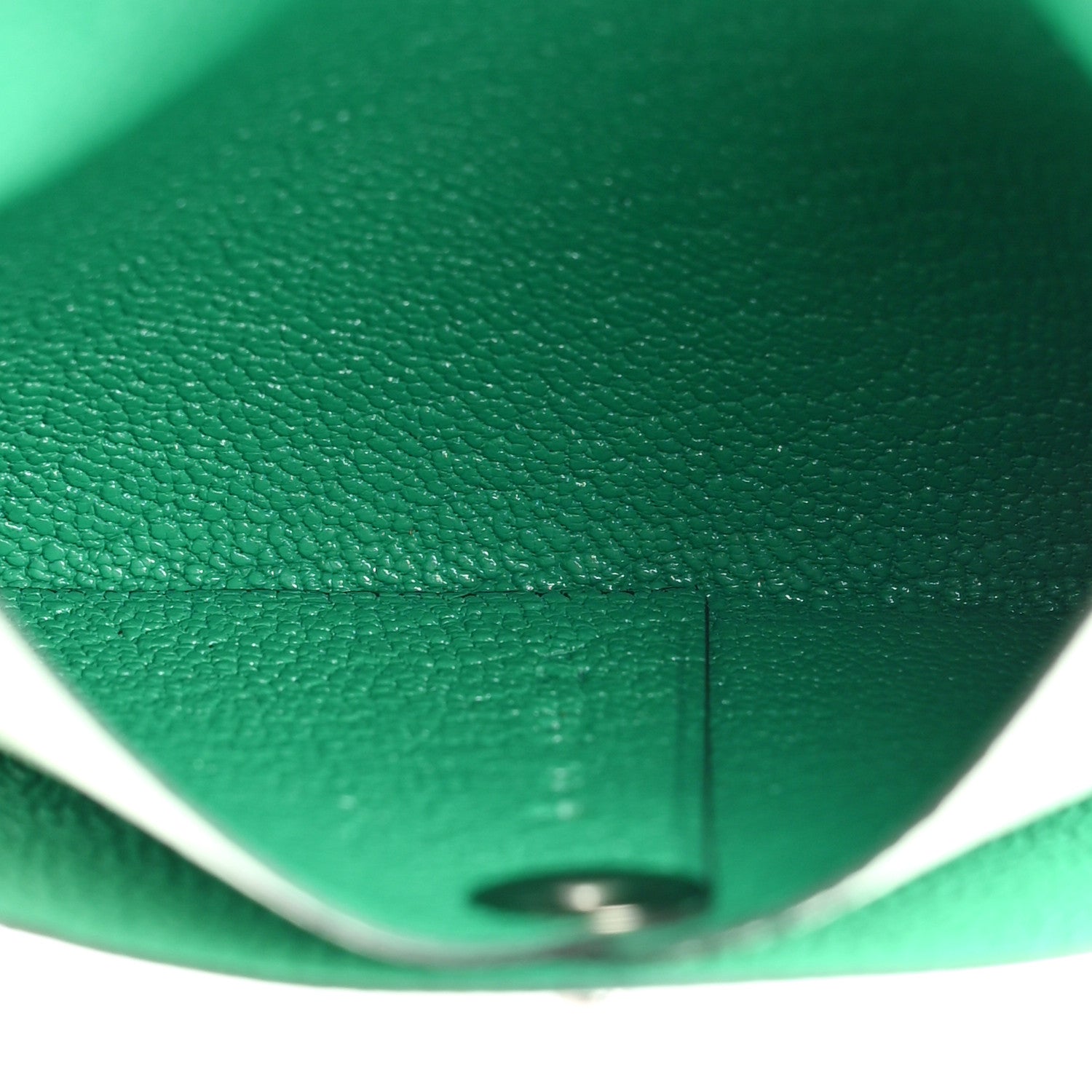 Hermes Chevre Mysore Bastia Verso Coin Purse Vert Fizz Menthe 6 of 10