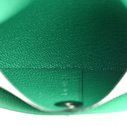 Hermes Chevre Mysore Bastia Verso Coin Purse Vert Fizz Menthe 6 of 10