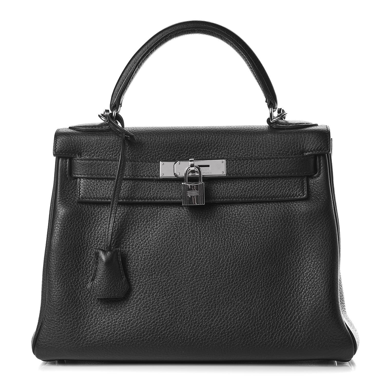 Hermes Taurillon Clemence Kelly Retourne 28 Black 1 of 45