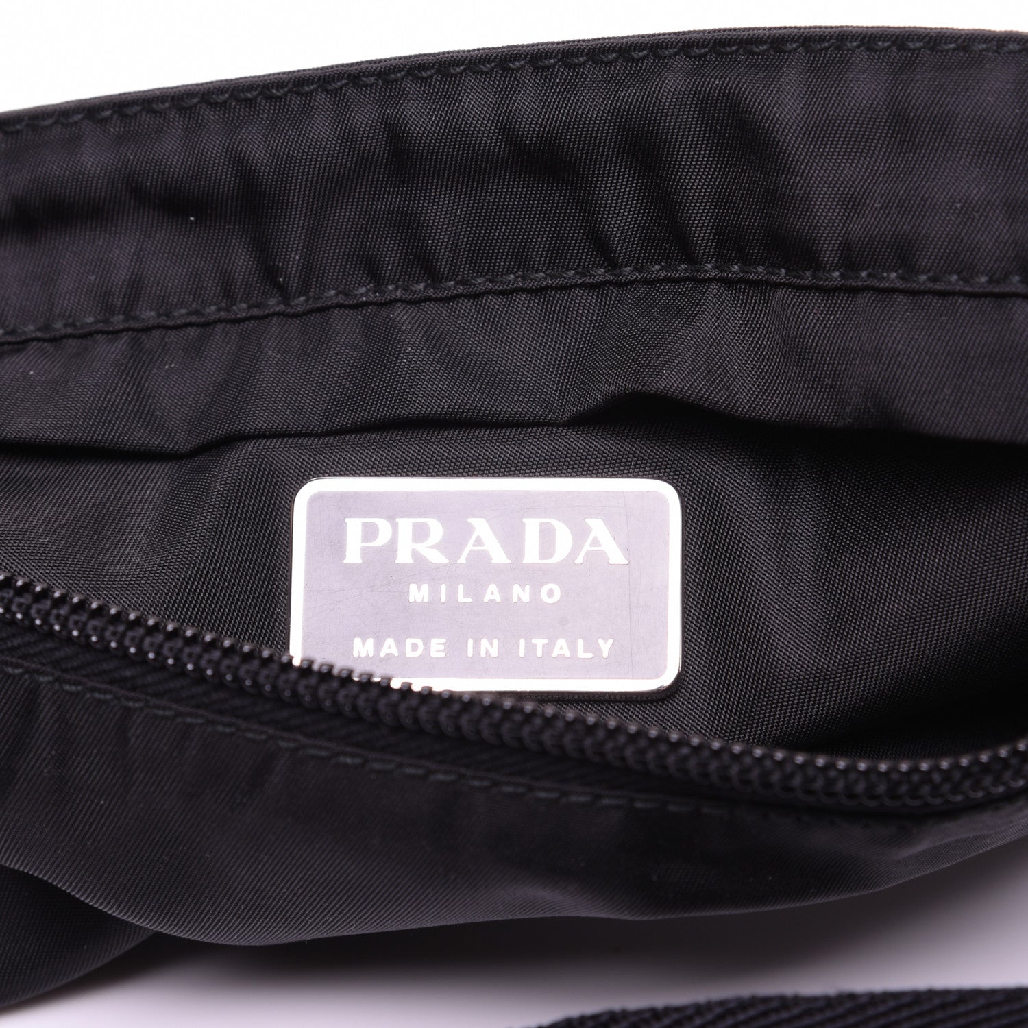 Prada Tessuto Nylon Belt Bag Black 6 of 9