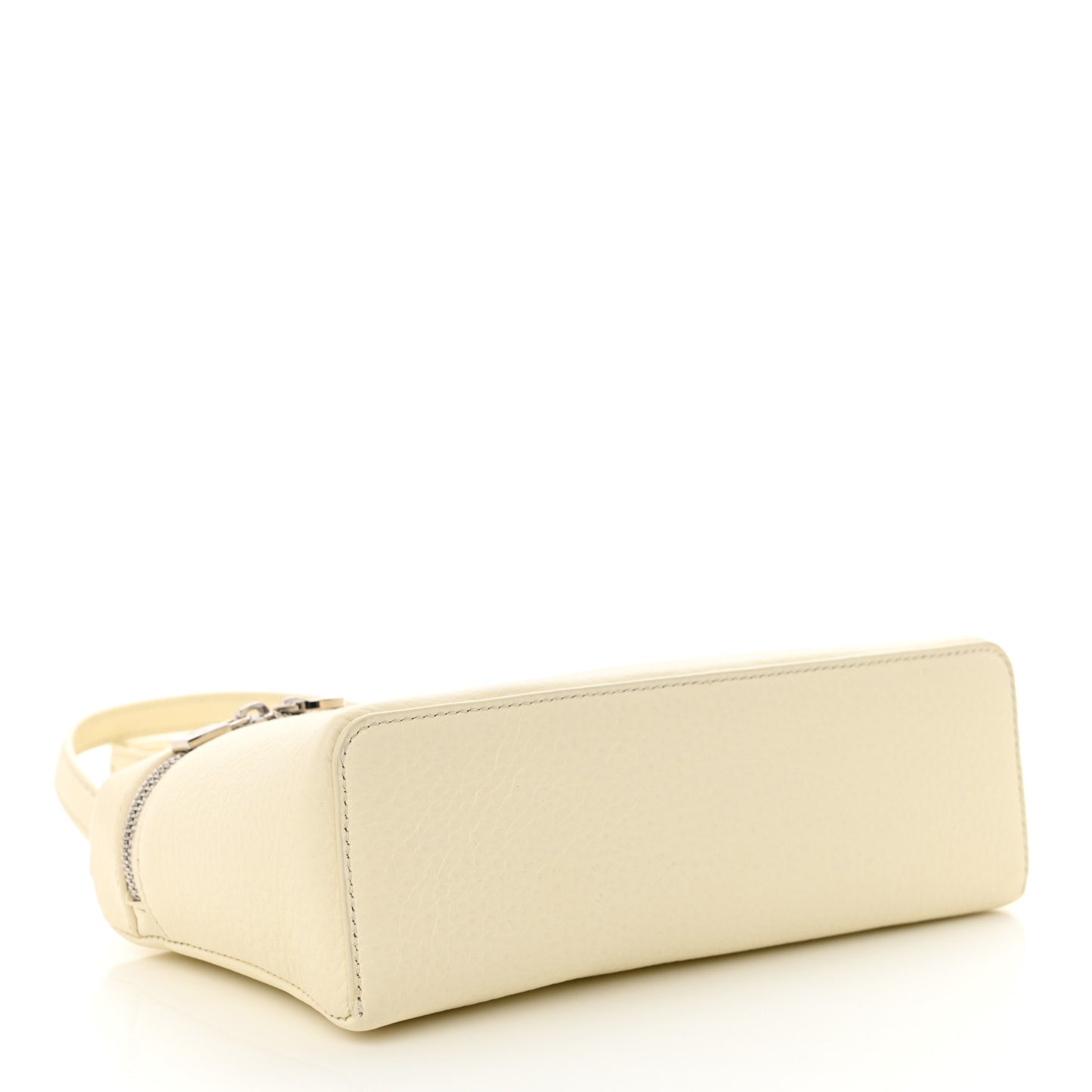 Grained Calfskin L19 Extra Pocket Pouch Whisper White