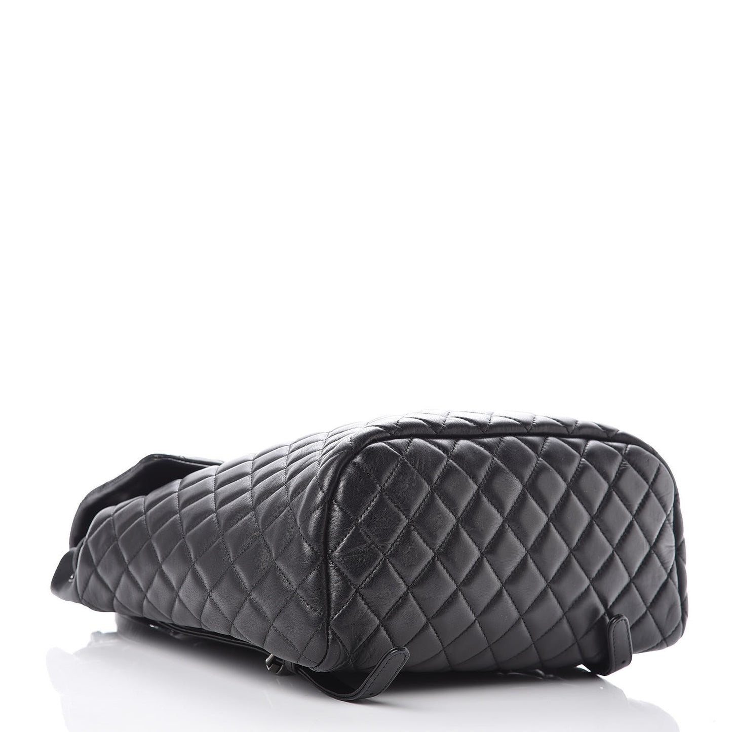 Lambskin Quilted Large Urban Spirit Backpack Black