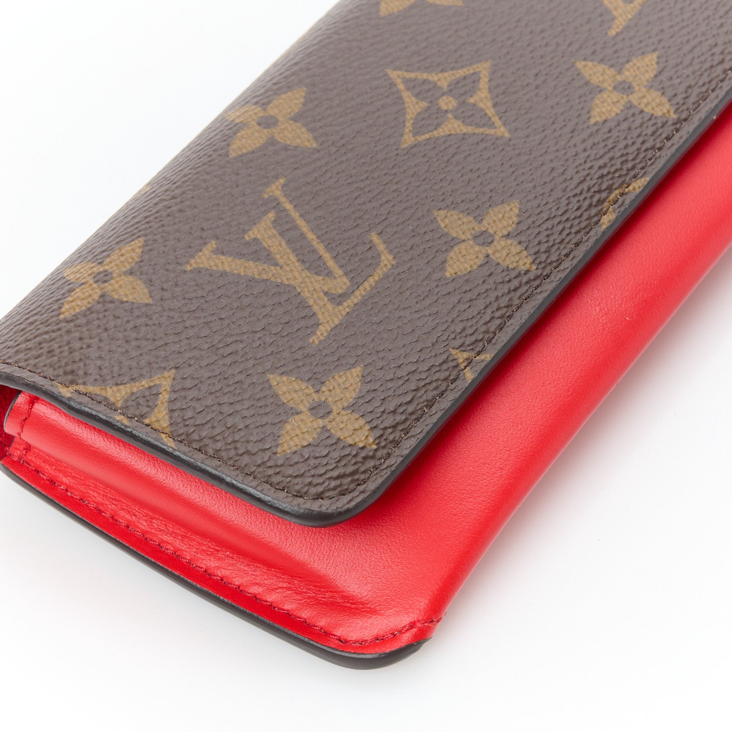Louis Vuitton Monogram Woody Sunglass Case Rouge 8 of 9