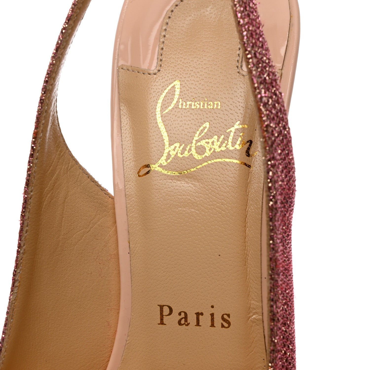 Christian Louboutin Glitter Private Number 120 Pumps 37 Poudre 6 of 8
