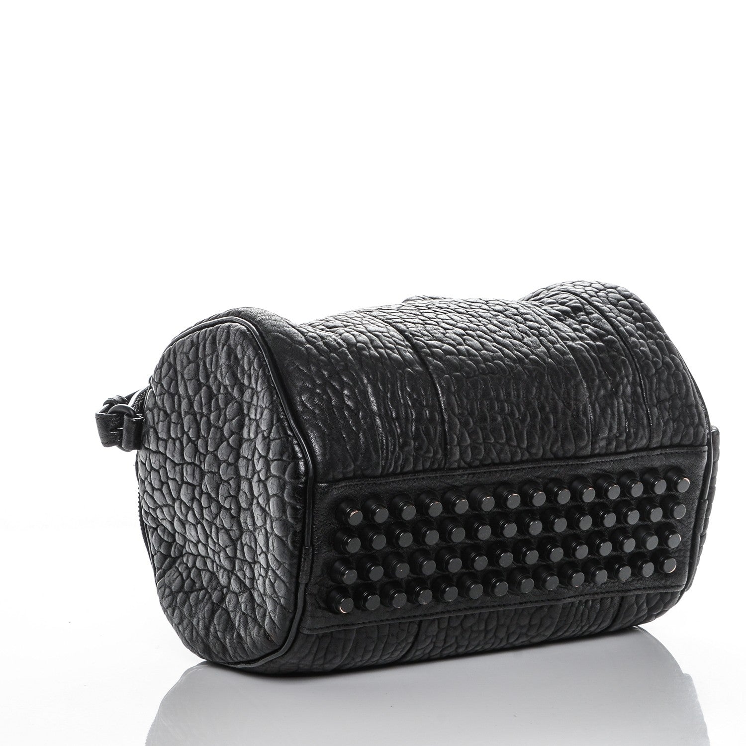 Alexander Wang Pebbled Lambskin Rockie Black Matte Black Hardware 4 of 9
