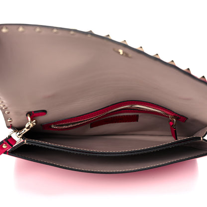 Valentino Garavani Nappa Rockstud Wristlet Clutch Cyclamin 5 of 13