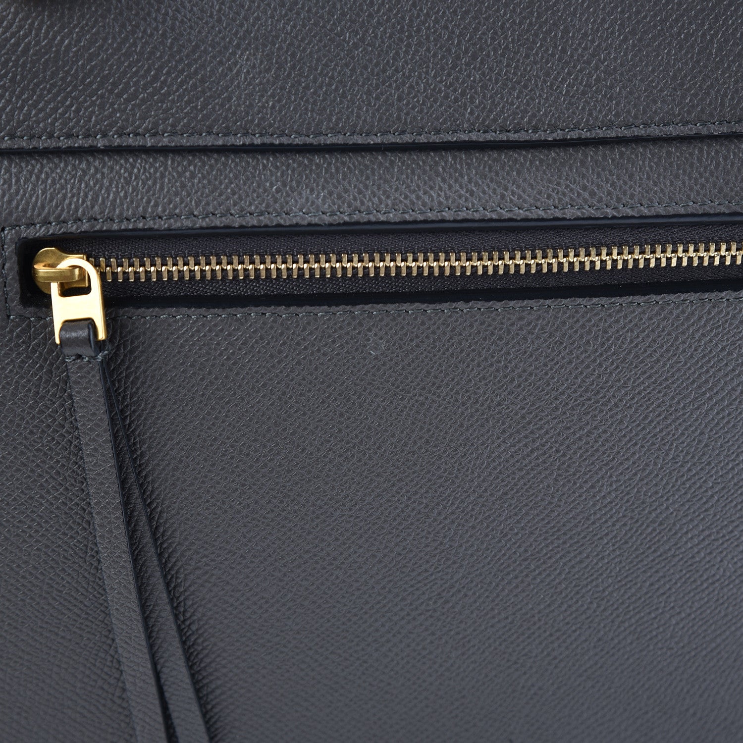 Celine Grained Calfskin Mini Belt Bag Grey 15 of 23