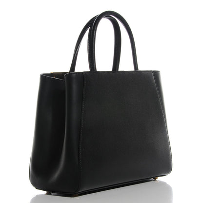 Fendi Vitello Elite Petite 2Jours Tote Black 3 of 10