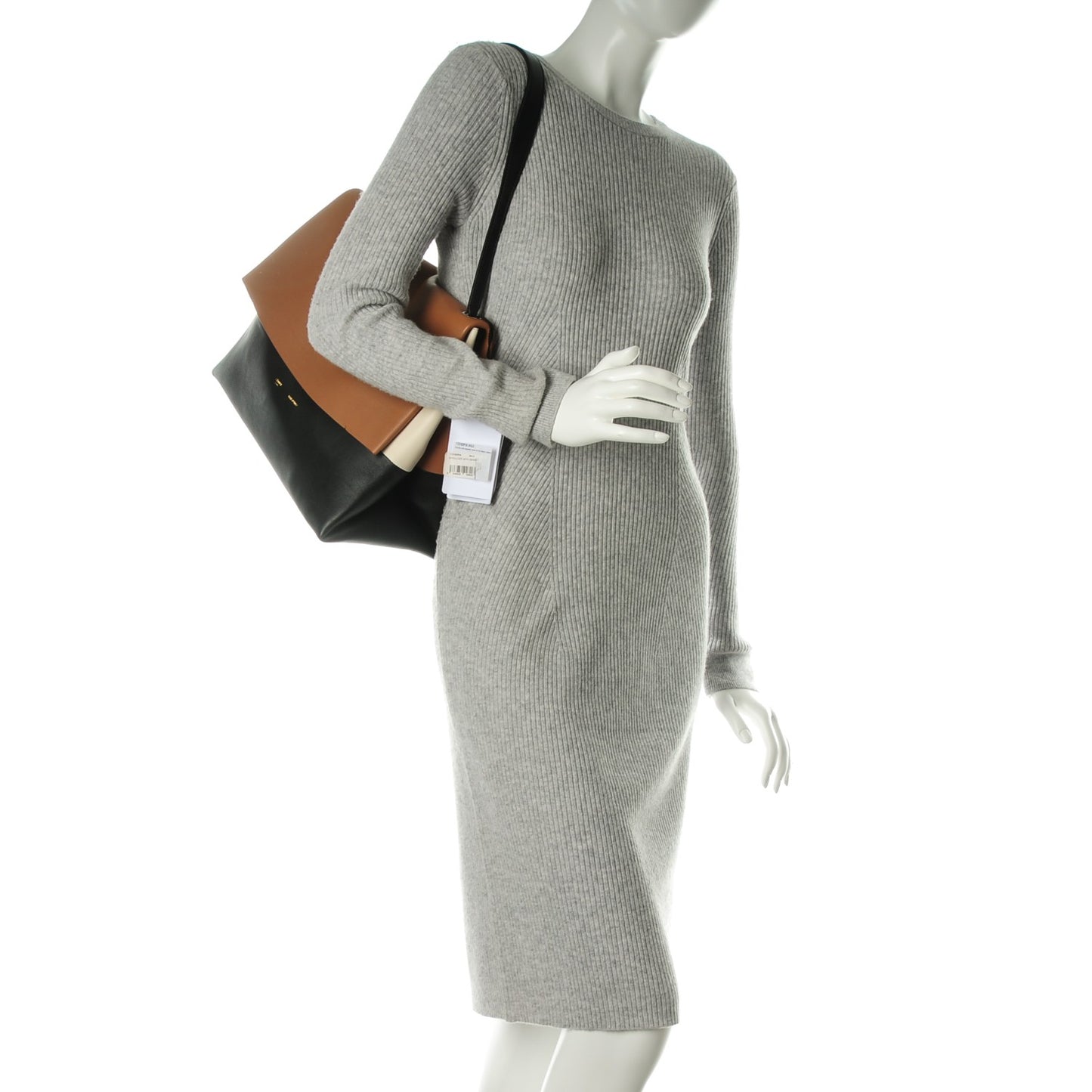 Calfskin All Soft Shoulder Bag Tan