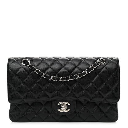 Chanel Caviar Quilted Medium Double Flap Black 1 of 9