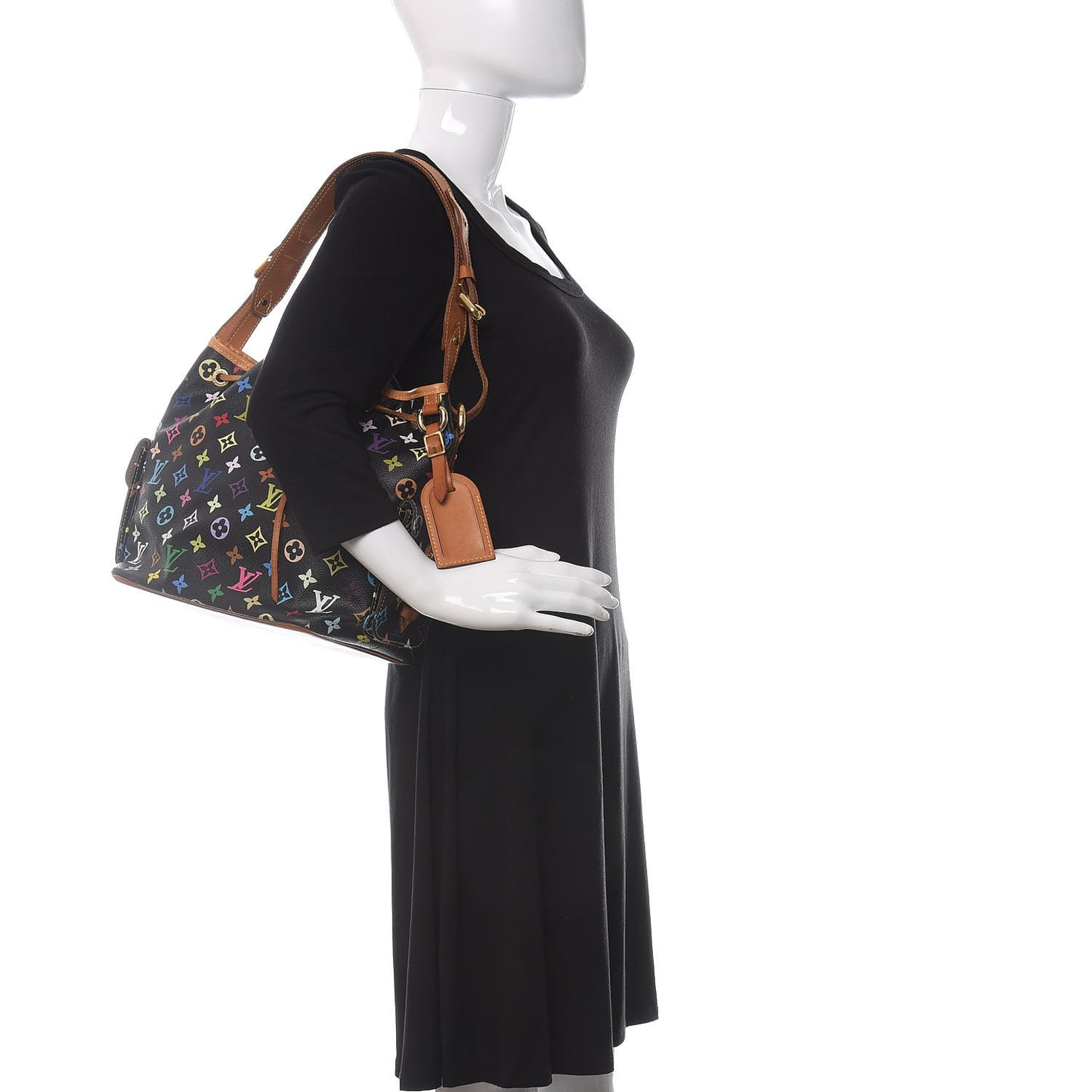 Monogram Multicolor Petit Noe Black