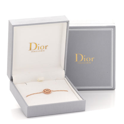 Christian Dior 18K Rose Gold Diamond Pink Opal Rose Des Vents Bracelet 7 of 7