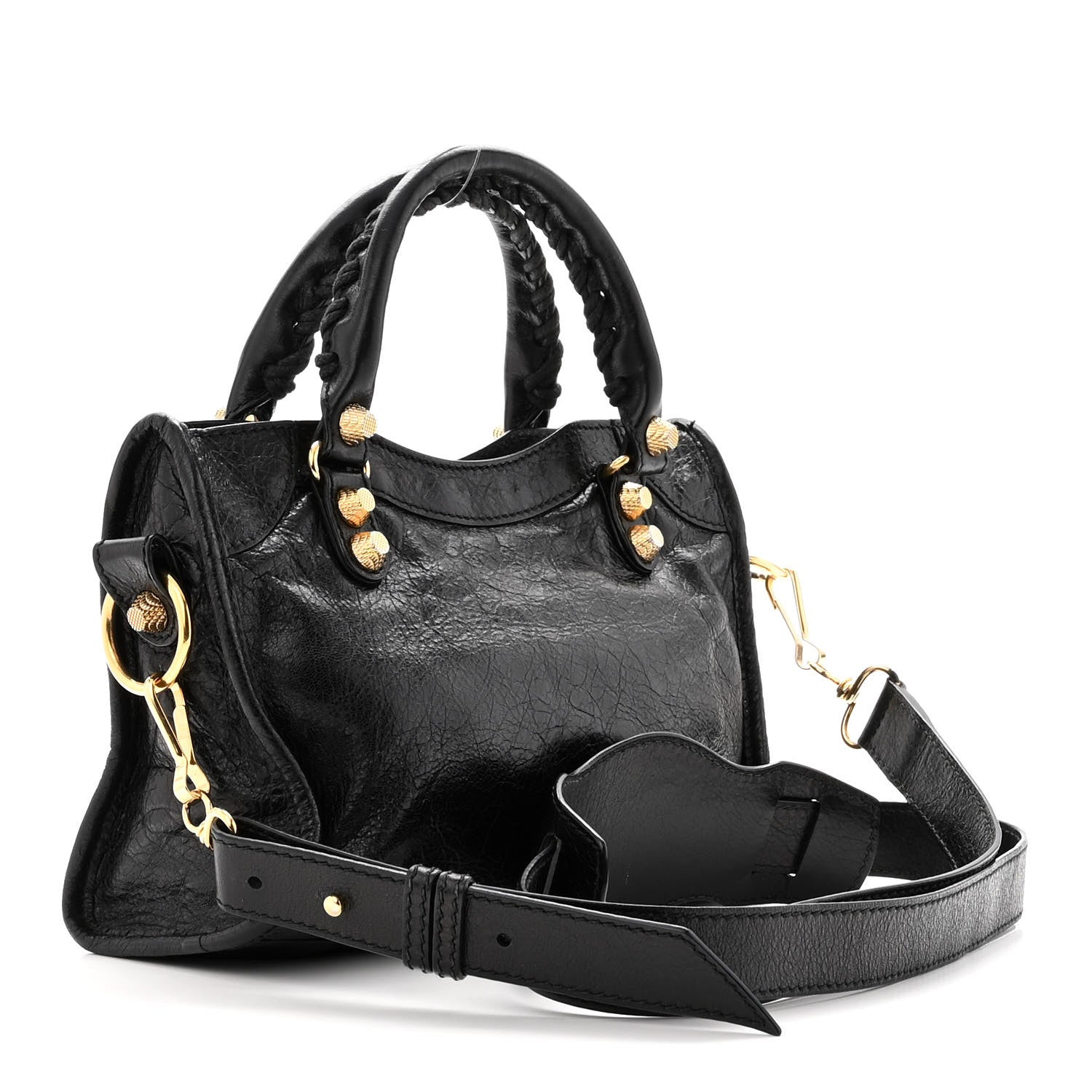 Balenciaga Agneau Giant 12 Gold Hardware Mini City Black 3 of 10