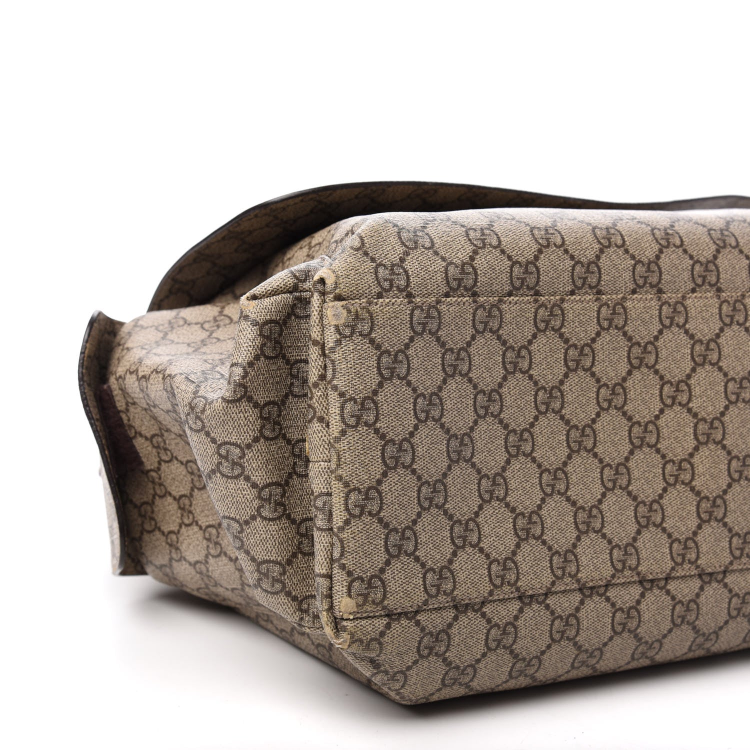 Gucci GG Plus Monogram Messenger Diaper Bag Dark Brown 9 of 13