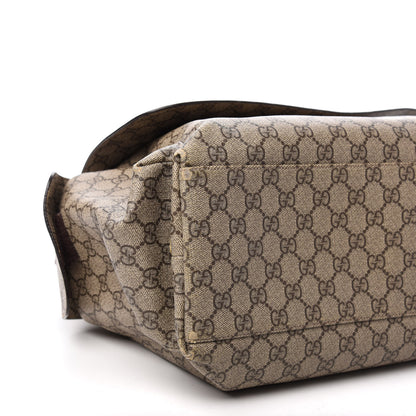 Gucci GG Plus Monogram Messenger Diaper Bag Dark Brown 9 of 13