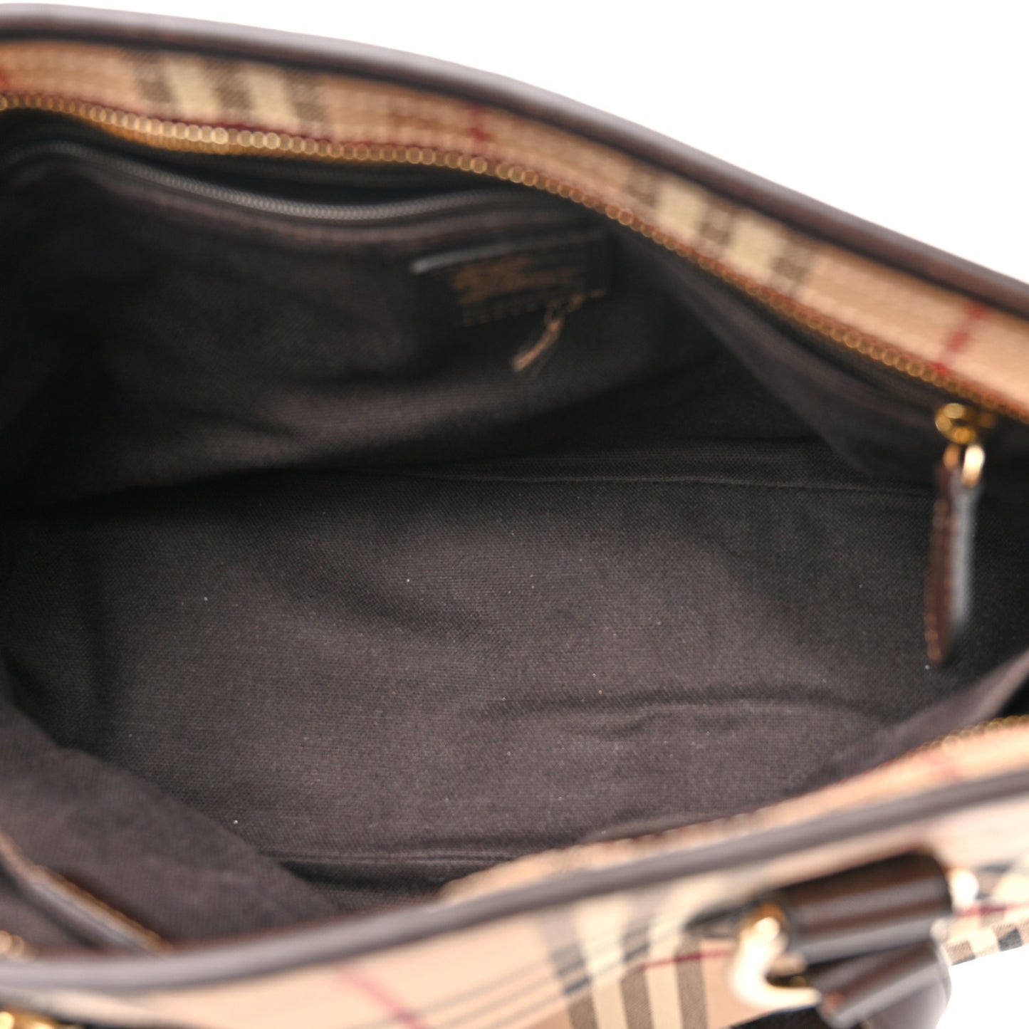 Haymarket Check Medium Regent Tote Chocolate