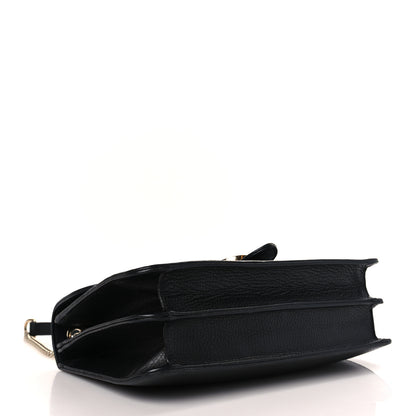 Gucci Dollar Calfskin Interlocking G Shoulder Bag Black 4 of 10
