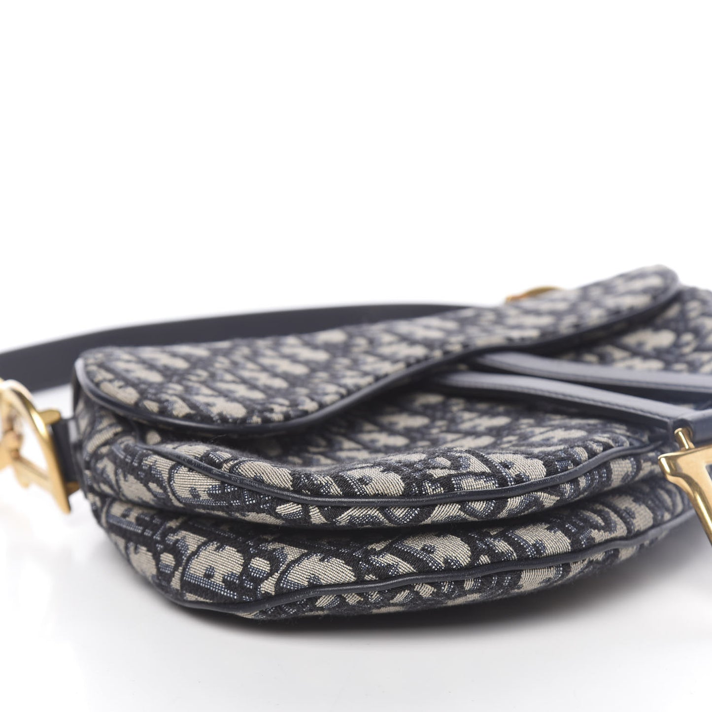 Oblique Saddle Bag Blue