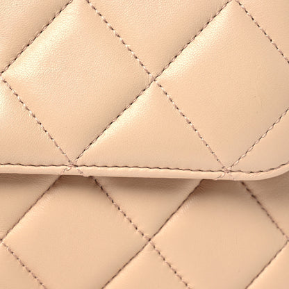 Chanel Lambskin Quilted Small Trendy CC Dual Handle Flap Bag Beige 9 of 18