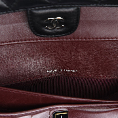 Chanel Lambskin Quilted Large Flap Wallet Black 5 of 15