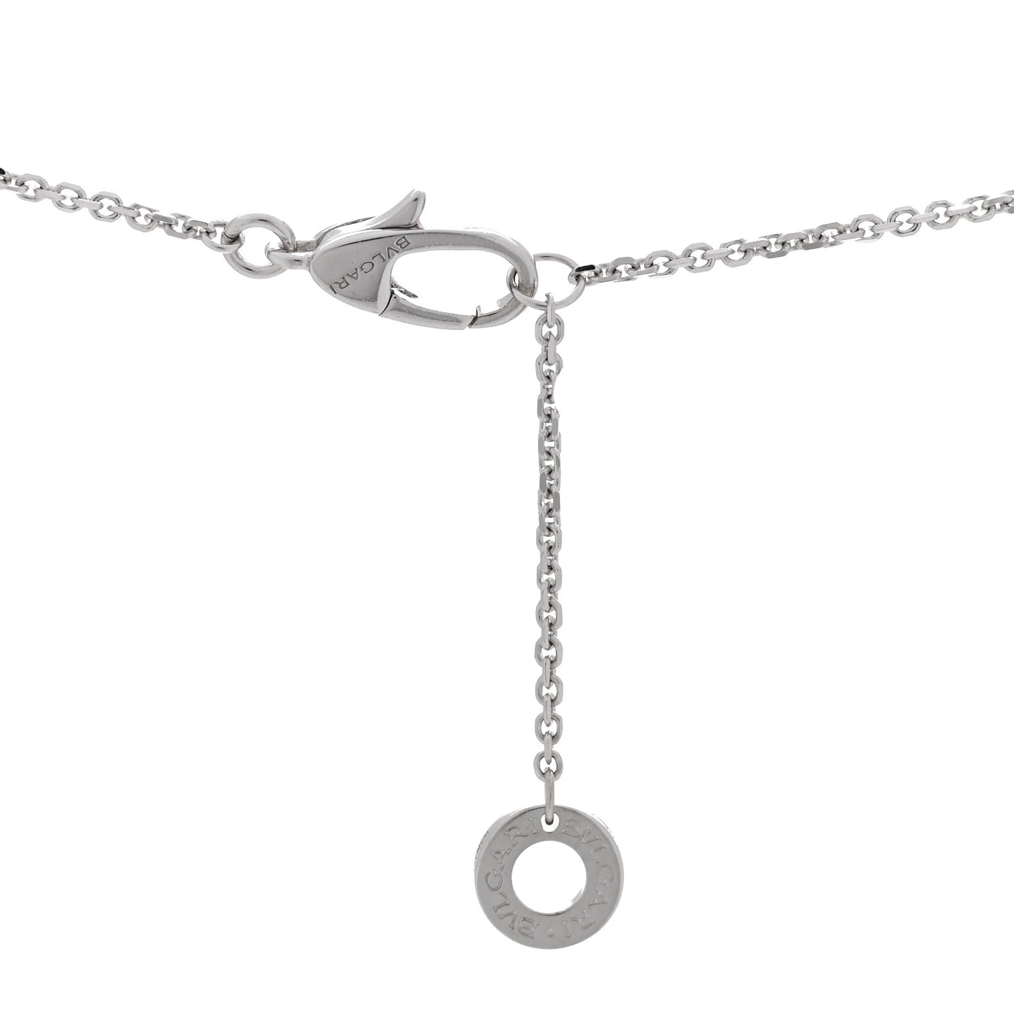 18K White Gold Diamond Divas' Dream Pave Necklace