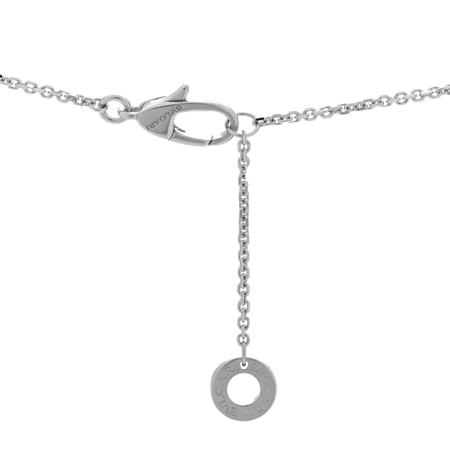Bulgari 18K White Gold Diamond Divas' Dream Pave Necklace 4 of 5