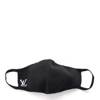 Louis Vuitton LV Initials Knit Face Mask Black 3 of 8