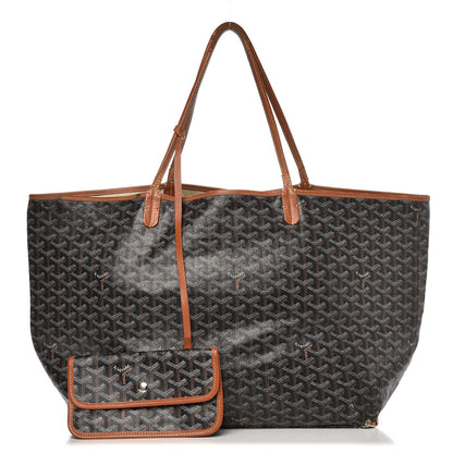 Goyard Goyardine Saint Louis GM Black Gold 1 of 22