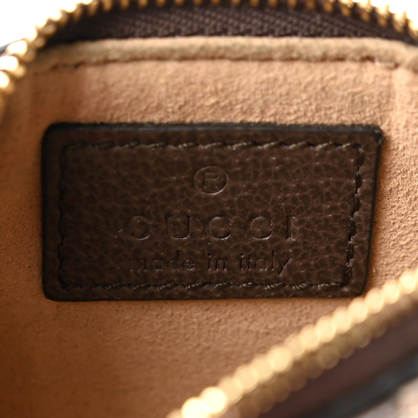 GG Supreme Monogram Web Ophidia Key Case  Beige New Acero