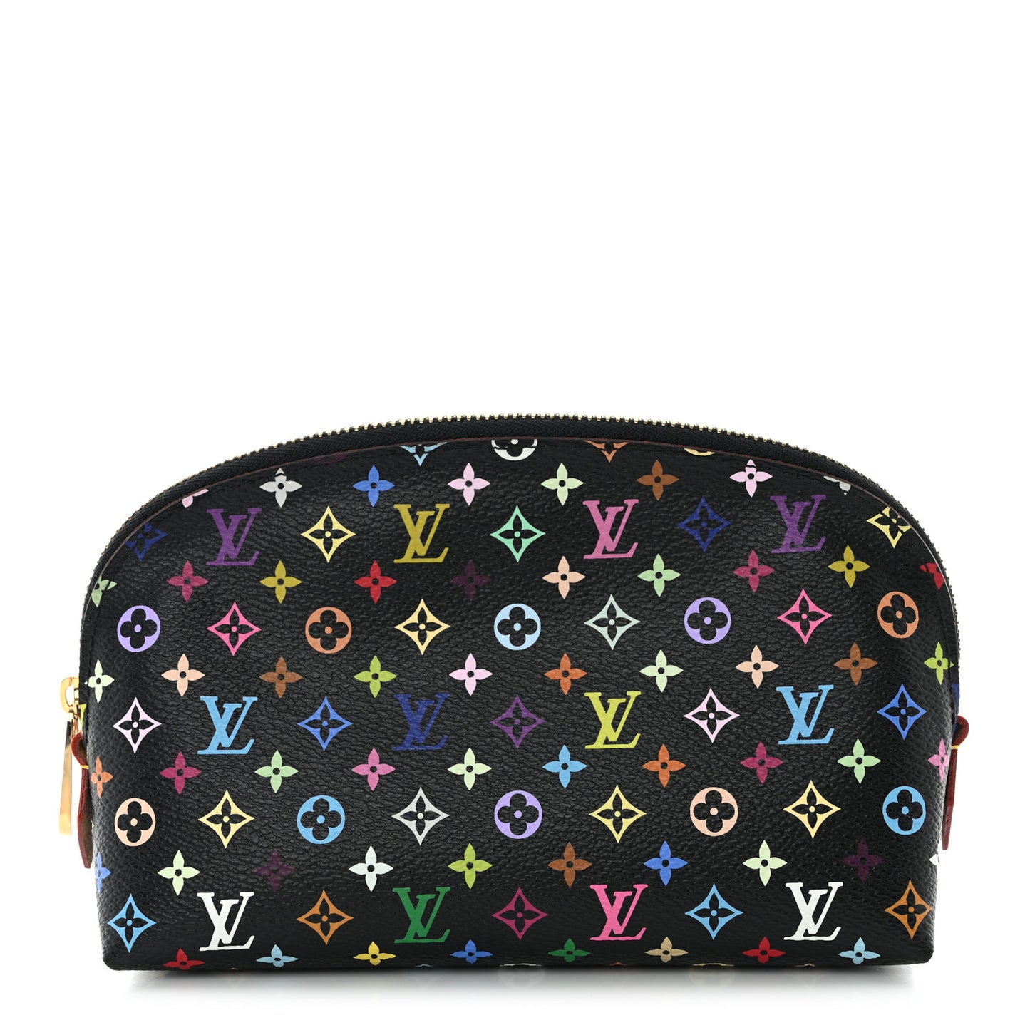Monogram Multicolor Cosmetic Pouch Black Grenade