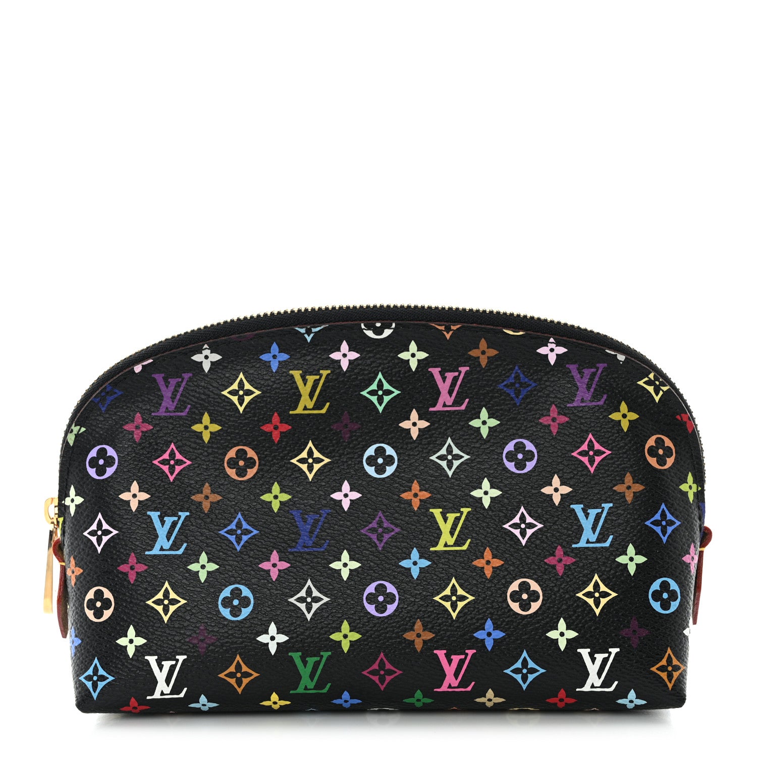 Louis Vuitton Monogram Multicolor Cosmetic Pouch Black Grenade 1 of 7